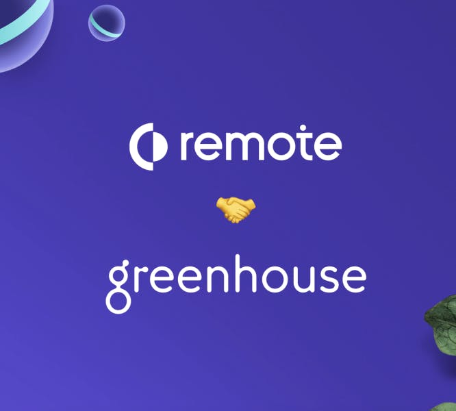 image about Remote partners with Greenhouse to simplify global hiring