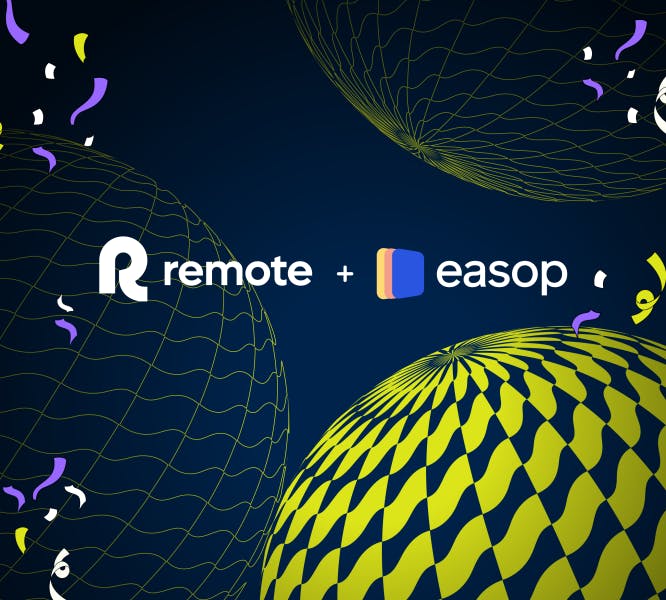 image about Remote acquires Easop to help companies grant and manage equity for global talent